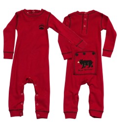 Lazyone - Infant's Bear bum onesie pyjamas