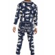 Lazyone - Adult's Blue classic moose onesie pyjamas