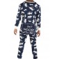 Lazyone - Adult's Blue classic moose onesie pyjamas