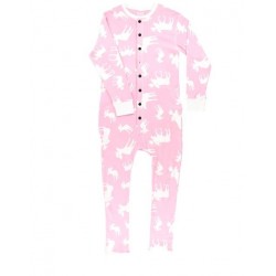 Lazyone - Adult's Pink classic moose onesie pyjamas