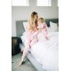 Lazyone - Einteiliger Pyjama Pink classic Elch Erwachsene
