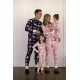 Lazyone - Pyjama une pièce Pink classic moose enfant