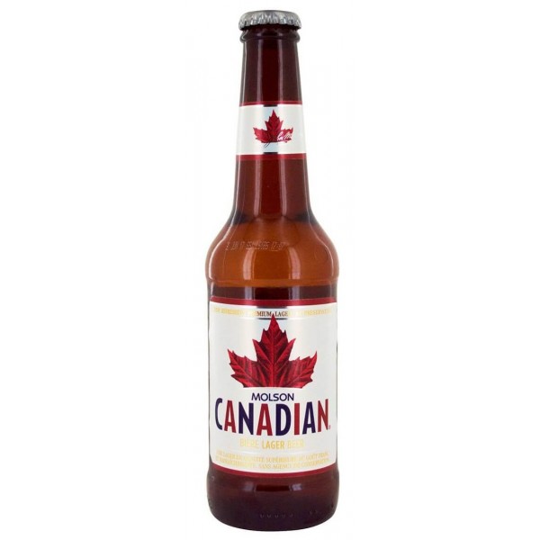 Molson blond Canadian lager beer 33 cl - 4°