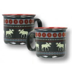 Tasse Mug Moose fair isle