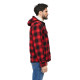 Men's lumber jacket hooded