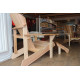Athena Muskoka chair + Athena Muskoka footrest set